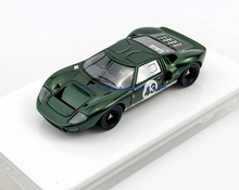 Load image into Gallery viewer, MY64 1:64 Green #43 GT40 MK1 Racing Sports Model Diecast Resin Car New Collection
