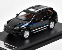 Load image into Gallery viewer, SW 1:64 Black Cayenne Turbo S Luxury SUV Sports Model Diecast Metal Car New Collection

