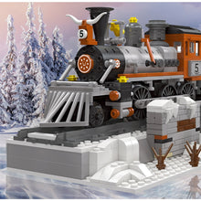 Load image into Gallery viewer, 853PCS MOC Western Train Track Scene Model Toy Building Block Brick Gift Kids Compatible Lego
