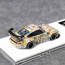 Load image into Gallery viewer, XKE 1:64 Sunflower 911 RWB 993 Classic Sports Model Diecast Metal Car New Collection
