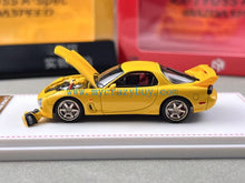 Load image into Gallery viewer, FH 1:64 Yellow JDM RX7 FD3S A-Spec Speed Sports Model Diecast Metal Car New Collection
