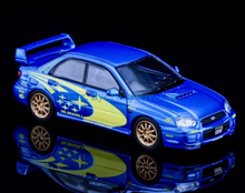 Load image into Gallery viewer, 1:64 Furuya Blue Rally Impreza WRX STI VIII 8 Sedan Model Diecast Metal Car
