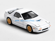 Load image into Gallery viewer, AT 1:64 White JDM RX7 FC3S Hatchback Sports Model Diecast Metal Car New Collection
