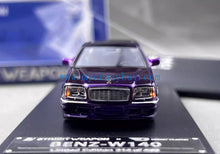 Load image into Gallery viewer, SW 1:64 Purple S600 W140 Classic Sedan VIP Sports Model Diecast Metal Car New Collection
