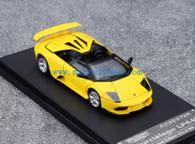 Load image into Gallery viewer, PK 1:64 Yellow Murcielago LP640 Roadster DIY Sport Model Diecast Metal Car New Collection

