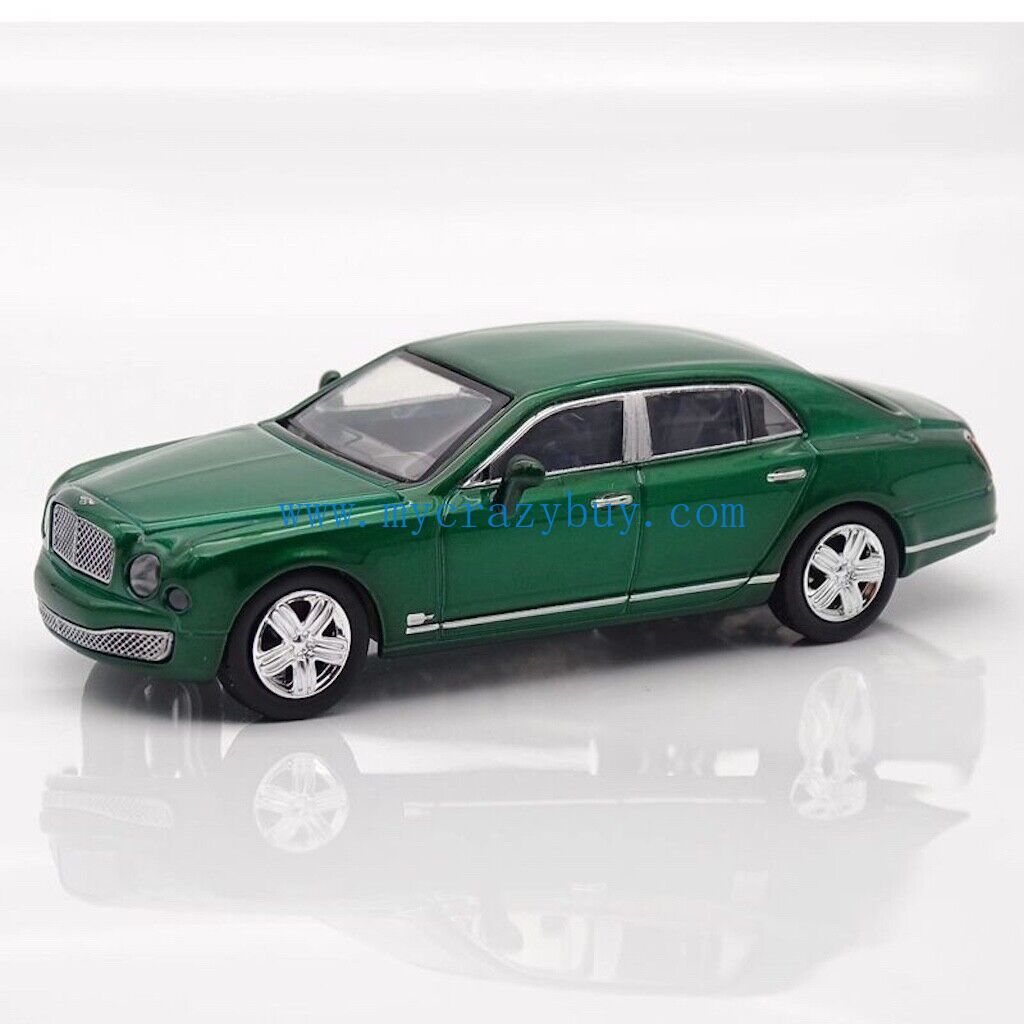 1:64 Green Mulsanne Sedan Sports Model Diecast Metal Car