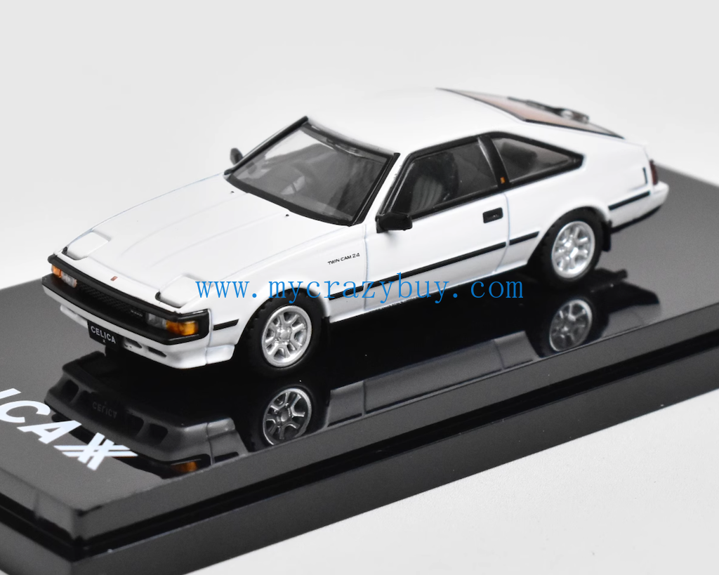 HobbyJapan 1:64 White Celica XX GT Hatchback Sports Model Diecast Metal Car