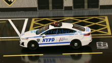 Load image into Gallery viewer, 1:64 596Model Fusion NYPD Police Interceptor Model Diecast Metal Car New Collection
