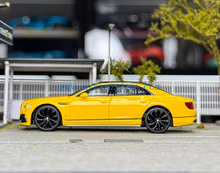 Load image into Gallery viewer, MINIGT 1:64 Yellow Bentley Flying Spur Luxury Sedan Model Diecast Metal Car
