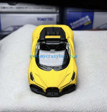 Load image into Gallery viewer, TSC 1:64 Yellow Mistral Convertible Racing Sports Model Diecast Metal Car New Collection
