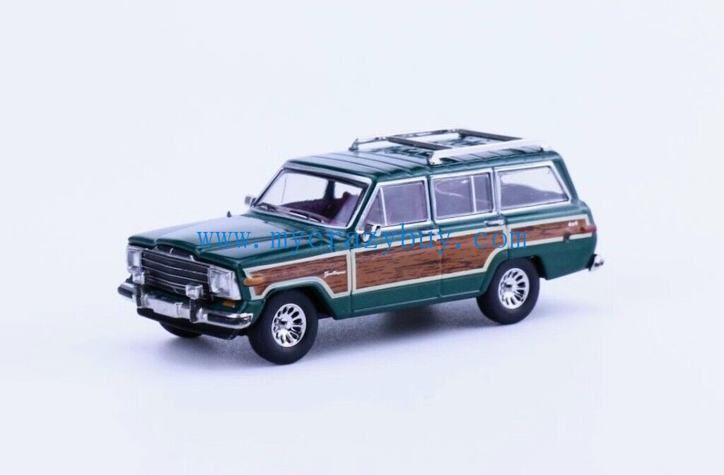 1:64 596model Green Grand Wagoneer SUV ORV Sports Model Diecast Metal Car New Collection