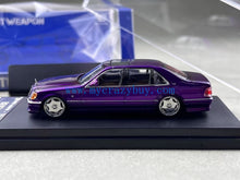 Load image into Gallery viewer, SW 1:64 Purple S600 W140 Classic Sedan VIP Sports Model Diecast Metal Car New Collection
