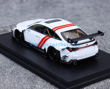 Load image into Gallery viewer, LMF 1:64 White Avalon Widebody GT Sports Model Diecast Metal Car New Collection
