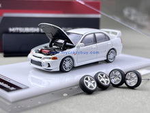 Load image into Gallery viewer, MH 1:64 White JDM Lancer Evolution EVO IV 4 Sports Model Diecast Metal Car New Collection
