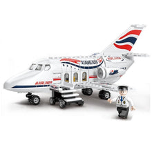Load image into Gallery viewer, 214PCS MOC City Airliner Air Bus Plane Figure Model Toy Building Block Brick Gift Kids Compatible Lego
