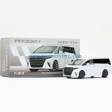 Load image into Gallery viewer, Masdi 1:64 White 2023 Alphard Mini Van MPV Sports Model Diecast Metal Car New Collection
