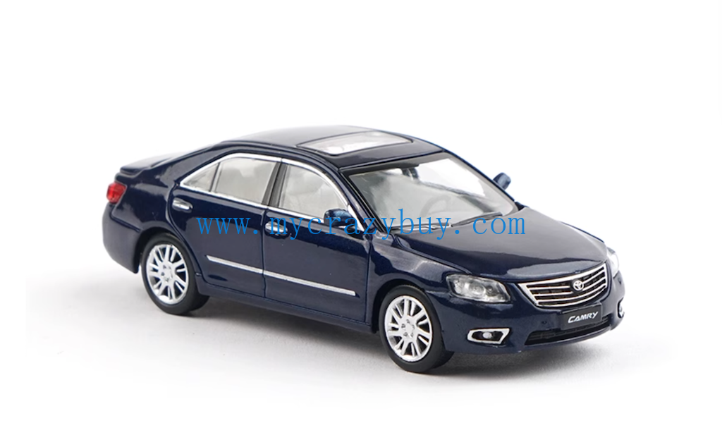 XCARTOYS 1:64 Blue 6 Gen Camry XV40 Sedan Prestige Model Diecast Metal Car New Collection