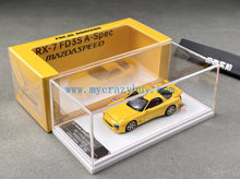 Load image into Gallery viewer, FH 1:64 Yellow JDM RX7 FD3S A-Spec Speed Sports Model Diecast Metal Car New Collection
