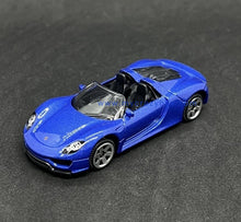 Load image into Gallery viewer, CCA 1:64 Blue 918 Spyder Convertible Sports Model Toy Diecast Metal Car New Collection
