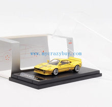 Load image into Gallery viewer, HM 1:64 Yellow Stripe 288 GTO Widebody Sports Model Diecast Metal Car New Collection
