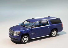 Load image into Gallery viewer, GOC 1:64 Blue 2015 Suburban Full Sized SUV Model Diecast Metal Car New Collection
