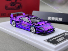Load image into Gallery viewer, DK 1:64 Plating Purple LB F40 Racing Sports Model Diecast Metal Car New Collection
