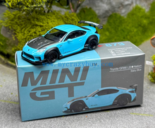 Load image into Gallery viewer, MINIGT 1:64 Baby Blue Gr86 LB Sports Coupe Model Diecast Metal Car New Collection
