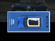 Load image into Gallery viewer, TM 1:64 Blue Green Mini Cooper Sports Model Diecast Metal Car New Collection
