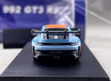 Load image into Gallery viewer, SW 1:64 Blue Gulf 992 GT3 RS Sports Model Diecast Metal Car New Collection
