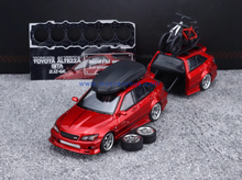 Load image into Gallery viewer, Mortal 1:64 HEC Red Altezza Wagon Trailer Sports Model Diecast Metal Car New Collection
