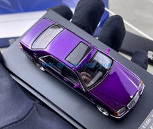 Load image into Gallery viewer, SW 1:64 Purple S600 W140 Classic Sedan VIP Sports Model Diecast Metal Car New Collection
