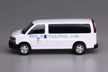 Load image into Gallery viewer, 596 1:64 White GMC Express 3500 Police Van Model Diecast Metal Car New Collection
