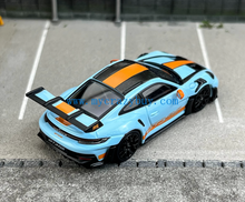 Load image into Gallery viewer, SW 1:64 Blue 992 GT3 RS Sports Model Diecast Metal Car New Collection
