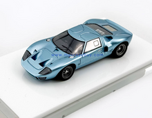 Load image into Gallery viewer, MY64 1:64 Ice Blue GT40 MK1 Racing Sports Model Diecast Resin Car New Collection
