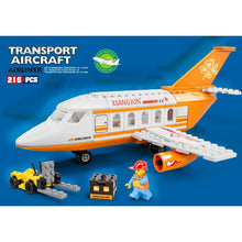 Load image into Gallery viewer, 216PCS MOC City Airliner Air Bus Plane Figure Model Toy Building Block Brick Gift Kids Compatible Lego
