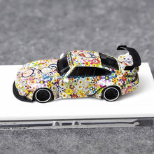 Load image into Gallery viewer, XKE 1:64 Sunflower 911 RWB 993 Classic Sports Model Diecast Metal Car New Collection
