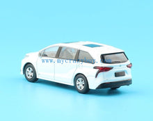 Load image into Gallery viewer, Masdi 1:64 White Sienna MPV Mini Van Sports Model Diecast Metal Car New Collection
