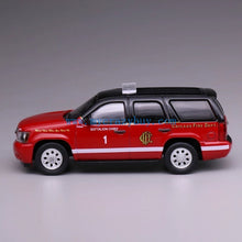 Load image into Gallery viewer, 1:64 596 Red Tahoe Battalion Chief Chicago Fire Model Diecast Metal Car New Collection
