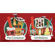 Load image into Gallery viewer, 628PCS MOC Christmas Cake House Snowman Pen Holder Container Model Toy Building Block Brick Gift Kids Compatible Lego
