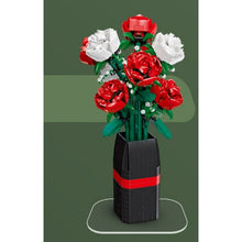 Load image into Gallery viewer, 878PCS MOC Rose Flower Potted Plants Model Toy Building Block Brick Gift Kids Compatible Lego
