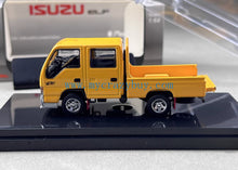 Load image into Gallery viewer, Model1 1:64 Silver Yellow Isuzu ELF Cabin Truck Model Metal Diecast Car New Collection
