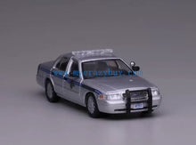 Load image into Gallery viewer, 1:64 596 Silver Police Crown Victoria CV EN114 SCPD Model Diecast Metal Car
