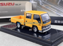 Load image into Gallery viewer, Model1 1:64 Silver Yellow Isuzu ELF Cabin Truck Model Metal Diecast Car New Collection
