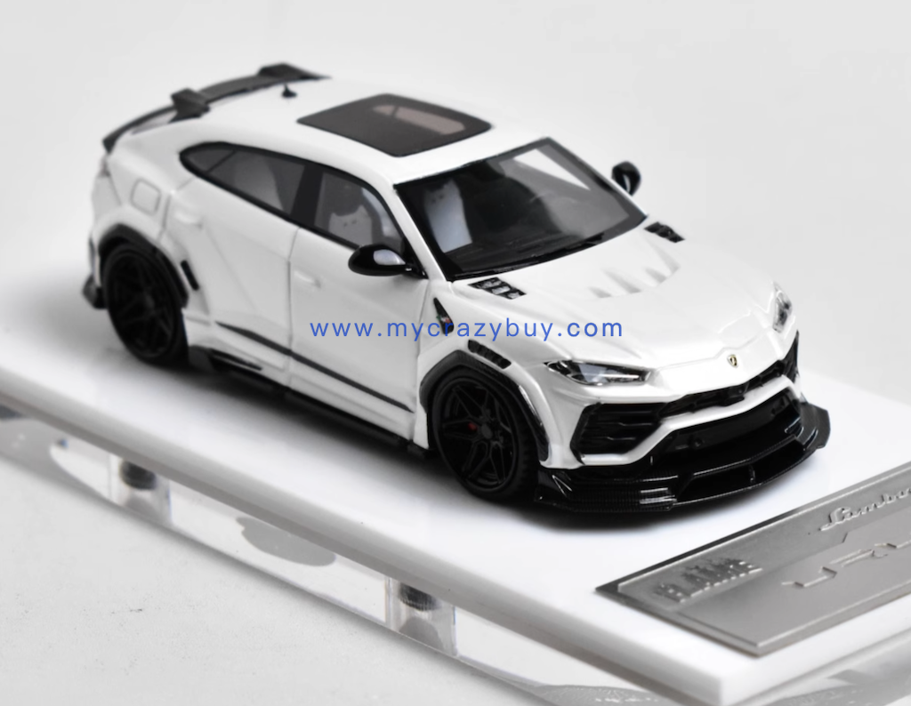 1:64 White URUS Widebody SUV Sports Model Diecast Resin Car New Collection
