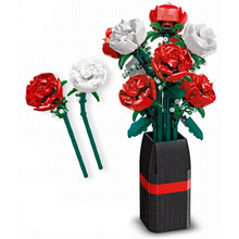 Load image into Gallery viewer, 878PCS MOC Rose Flower Potted Plants Model Toy Building Block Brick Gift Kids Compatible Lego
