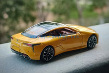 Load image into Gallery viewer, Masdi 1:64 Yellow 2020 LC500h Coupe Sports Model Diecast Metal Car New Collection
