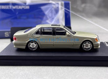 Load image into Gallery viewer, SW 1:64 Gold S600 W140 Classic Sedan VIP Sports Model Diecast Metal Car New Collection

