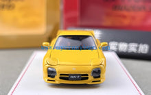 Load image into Gallery viewer, FH 1:64 Yellow JDM RX7 FD3S A-Spec Speed Sports Model Diecast Metal Car New Collection
