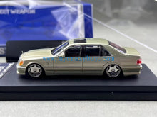 Load image into Gallery viewer, SW 1:64 Gold S600 W140 Classic Sedan VIP Sports Model Diecast Metal Car New Collection
