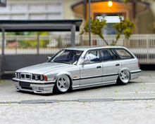 Load image into Gallery viewer, Mortal 1:64 Silver E34 Touring Wagon VIP Sports Model Diecast Metal Car New Collection
